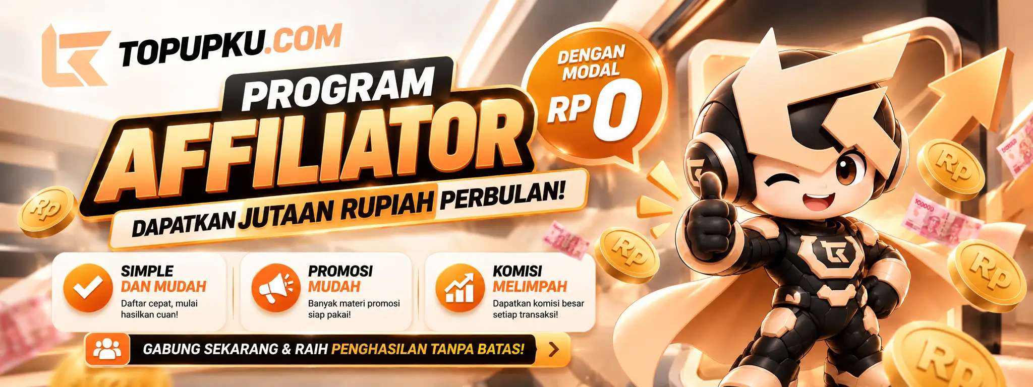 Banner top up game