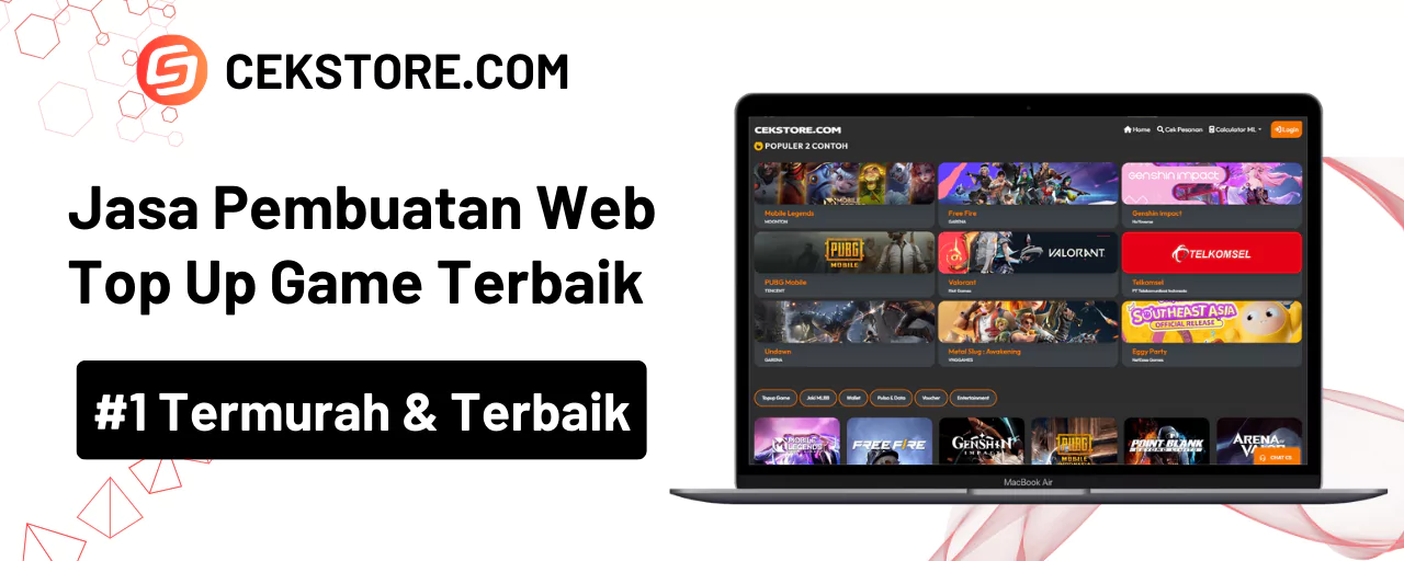 Jasa Pembuatan Web Top Up Game Cekstore.com
